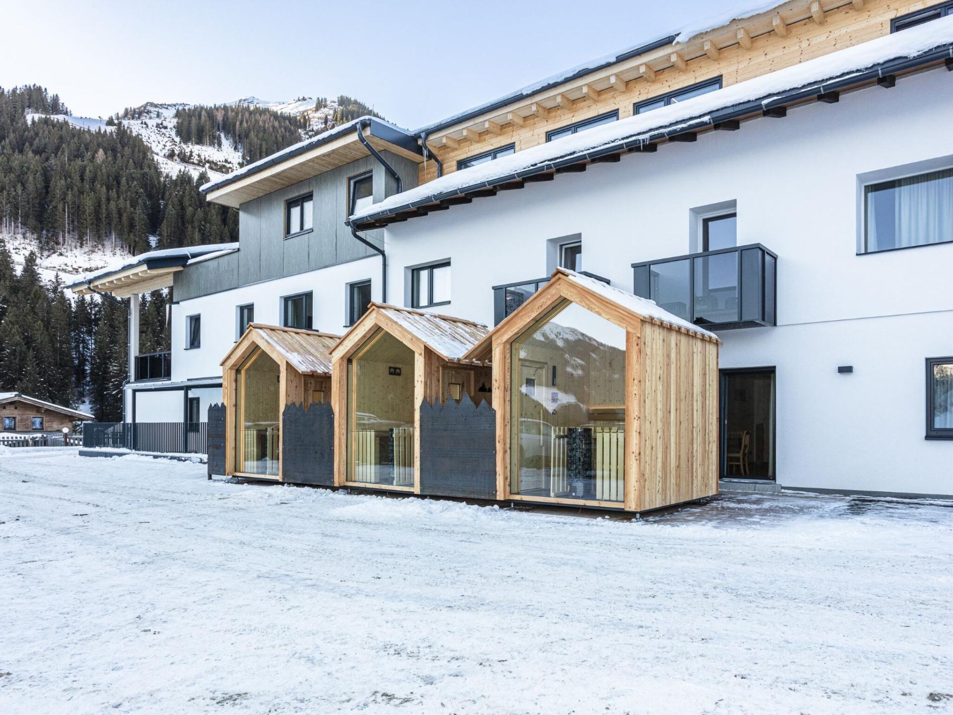 Ski-in ski-out appartement in Hinterglemm met sauna en bergzicht voor 8 personen - foto 25