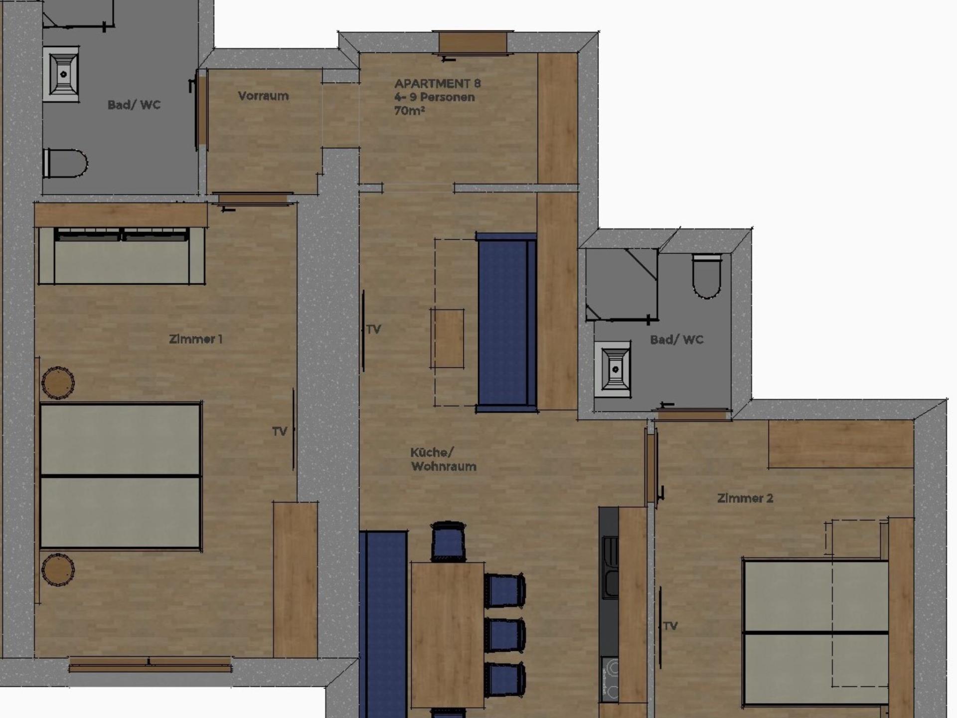 Sfeervol appartement direct aan de piste in Hinterglemm voor 9 personen - foto 13