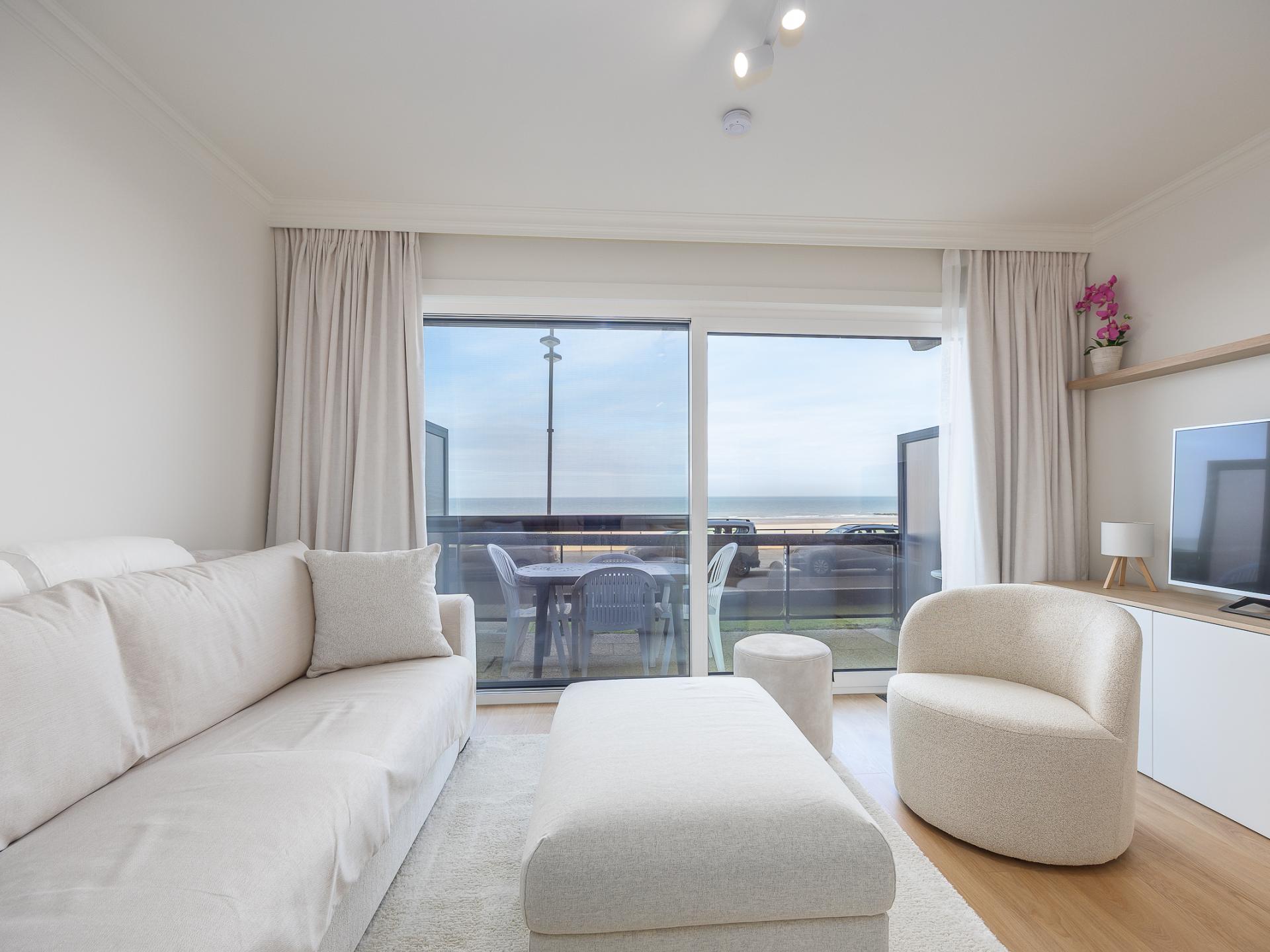 Stijlvol zeezicht appartement in Middelkerke – Gelijkvloers voor 4 personen - foto 2