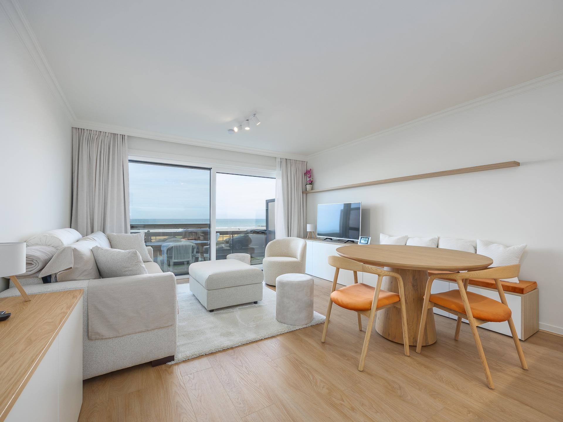Stijlvol zeezicht appartement in Middelkerke – Gelijkvloers voor 4 personen - foto 1