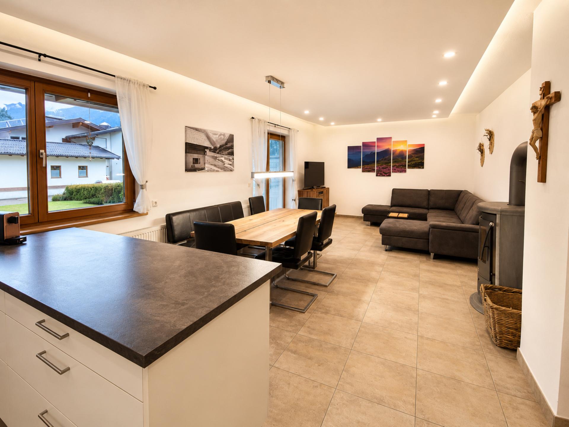 Stijlvol appartement voor 8 in Mittersill, 600m van de skilift - foto 9