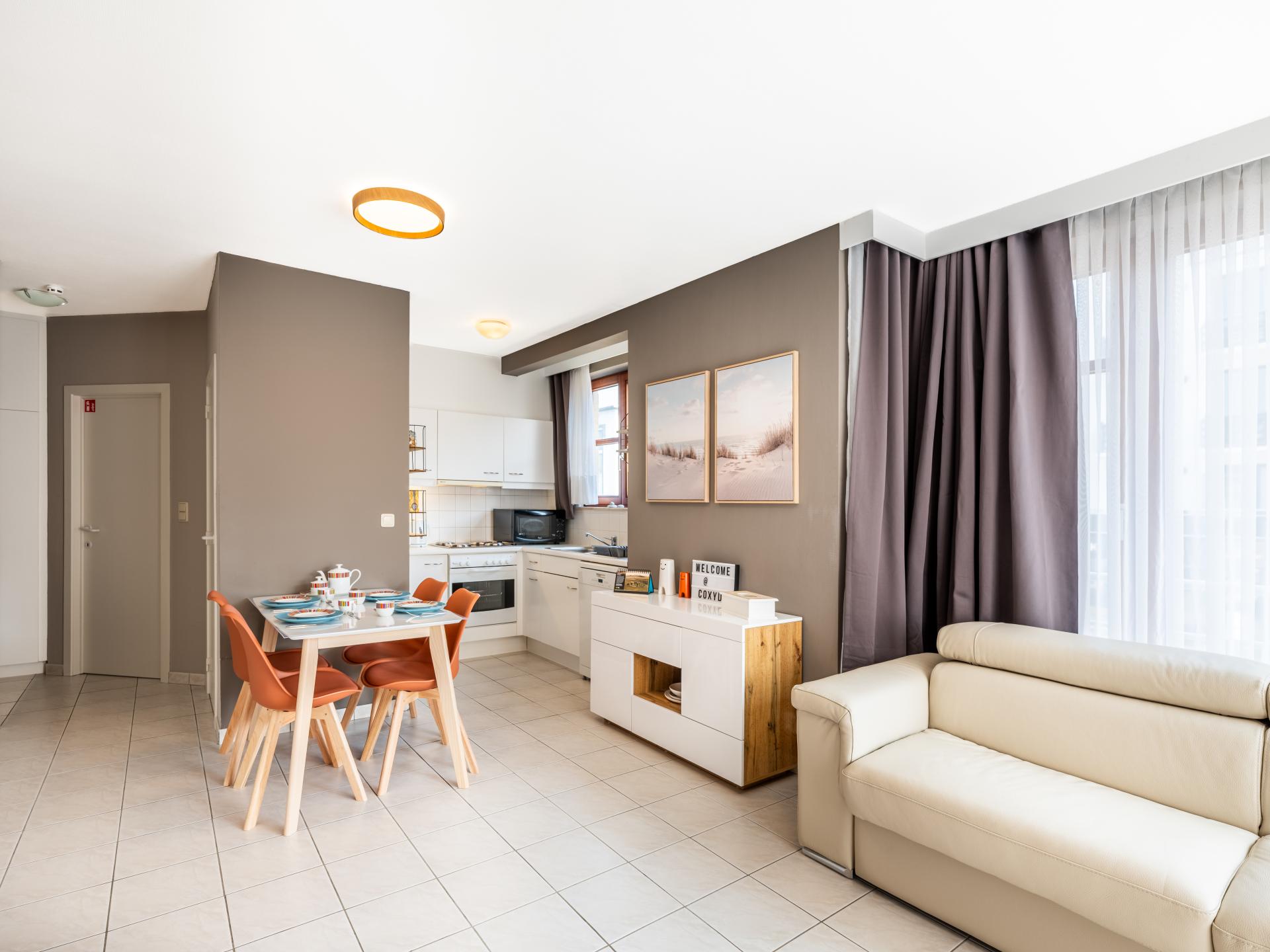 Op 300 m van zee: 4-persoonsappartement in hartje Koksijde - foto 7