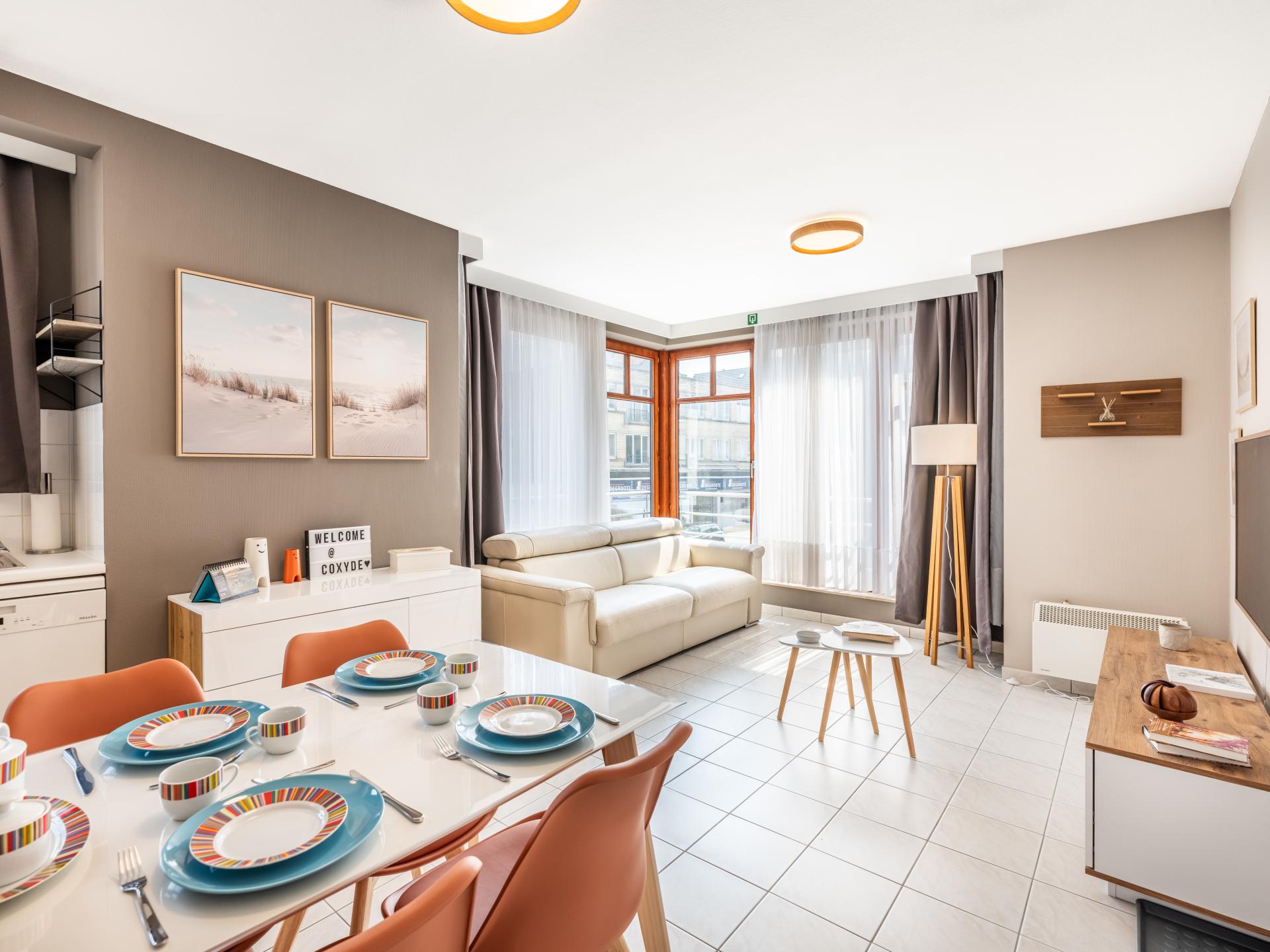 Op 300 m van zee: 4-persoonsappartement in hartje Koksijde - foto 1