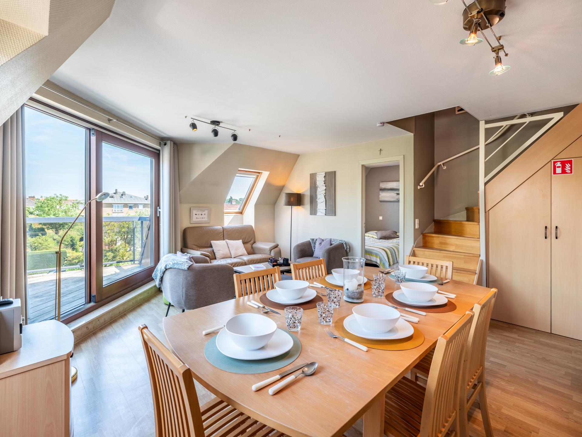 Centraal duplex appartement met terras in De Panne, 6 personen - foto 7