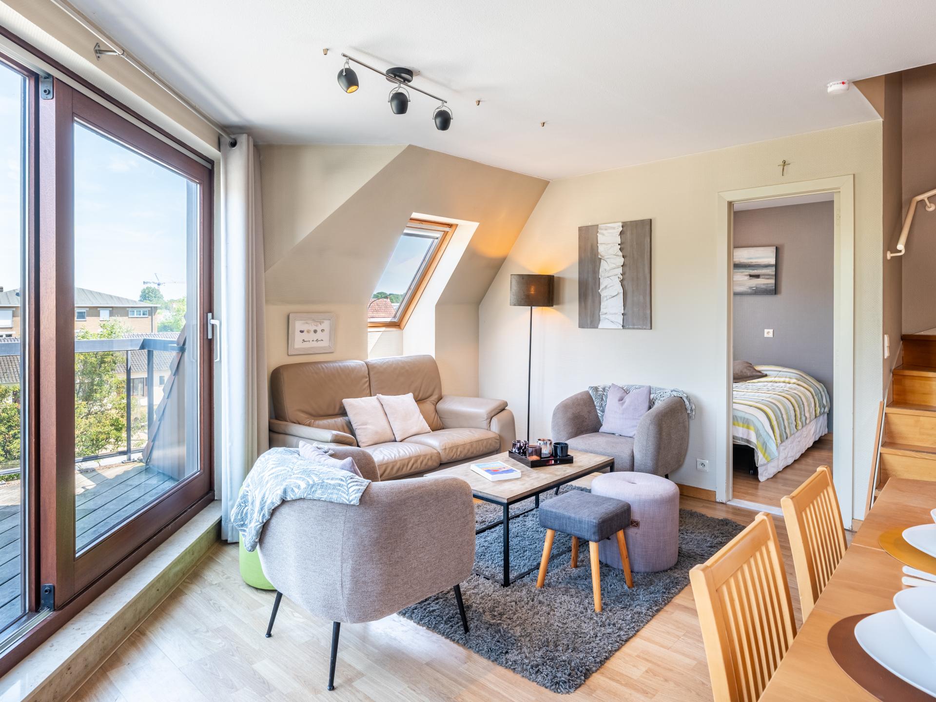 Centraal duplex appartement met terras in De Panne, 6 personen - foto 2