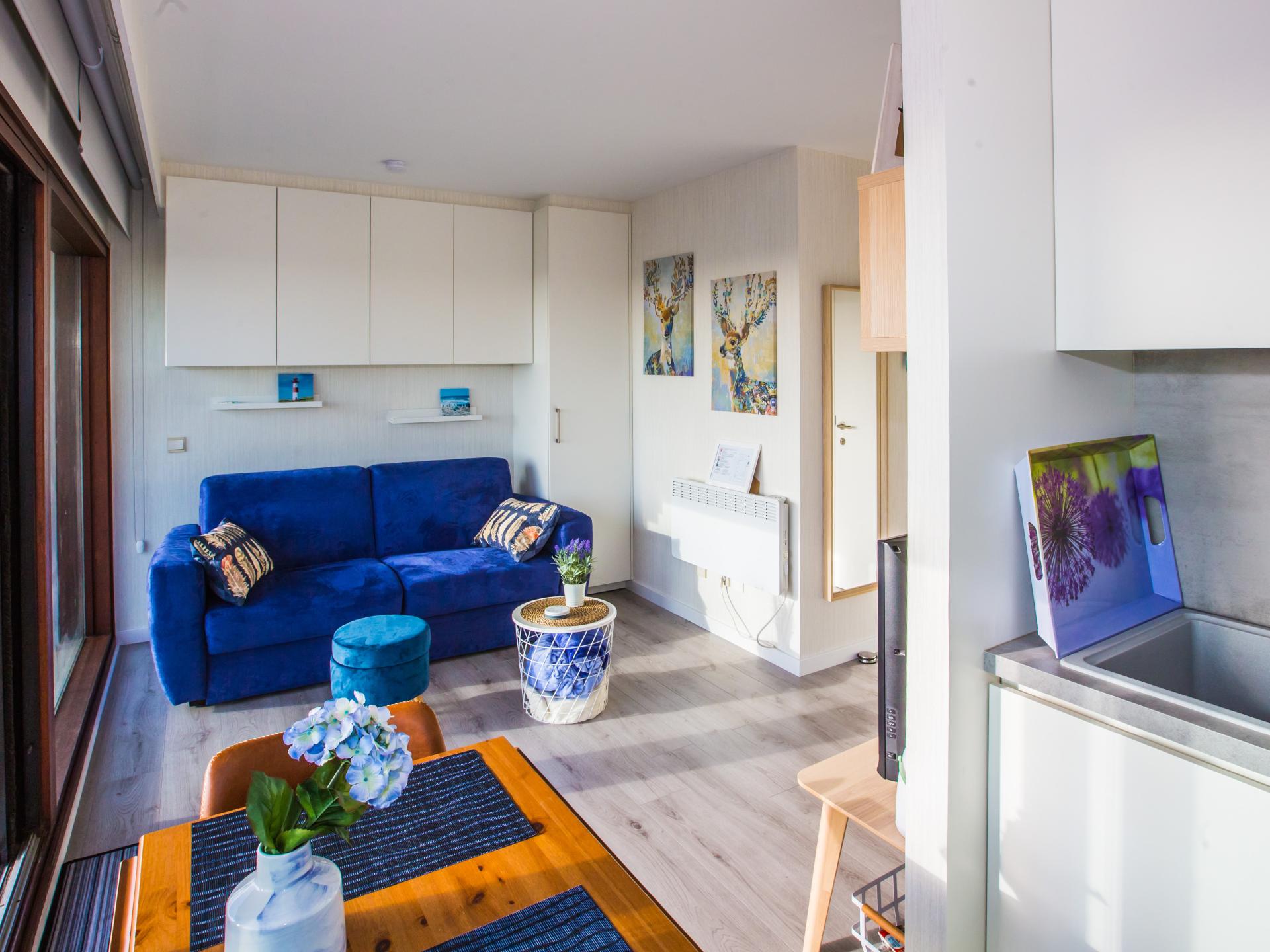 Landhuis in het centrum van Middelkerke met panoramisch uitzicht (2p, 25m²) - foto 5