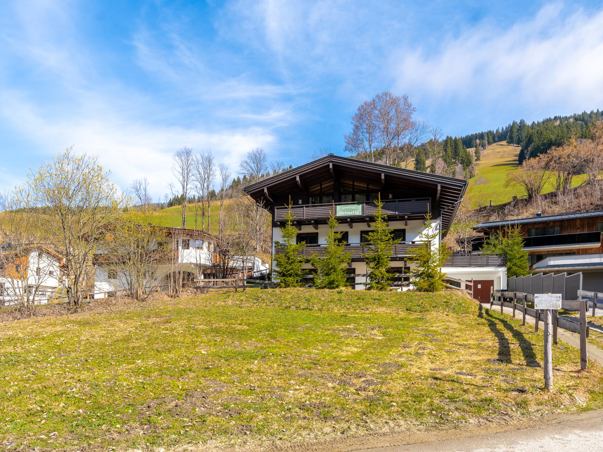 Luxe groepsaccommodatie met sauna voor 18 personen direct aan de piste in Saalbach - foto 1
