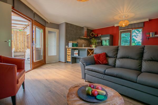 Vrijstaand boshuis met sauna en veranda in Uden, 4 pers. - thumbnail 4
