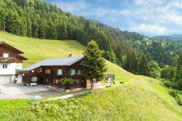 200 jaar oud alpenappartement met tuin en uitzicht in Silbertal - thumbnail 1