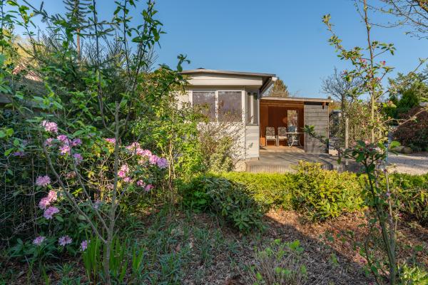 Knus chalet met gashaard op de Veluwe, nabij bos en water - thumbnail 1