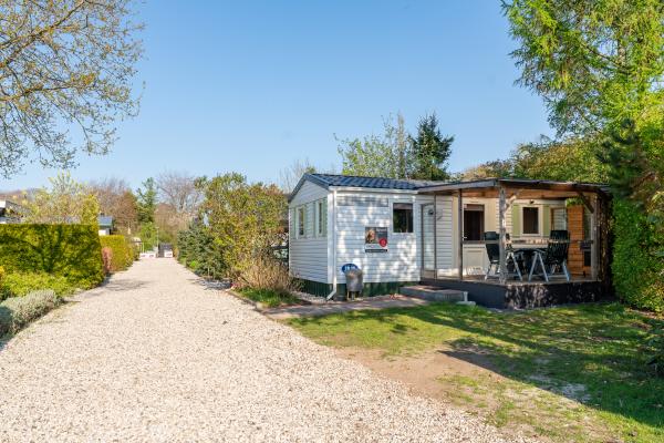 Knus chalet met gashaard op de Veluwe, nabij het water - thumbnail 1