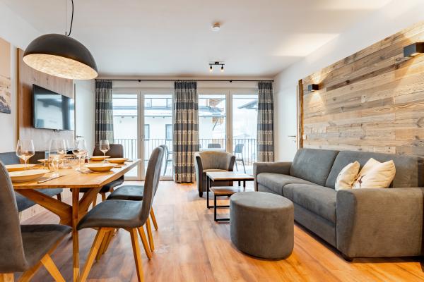 Aan de piste: Modern appartement voor 6 personen in centrum Kaprun - thumbnail 1