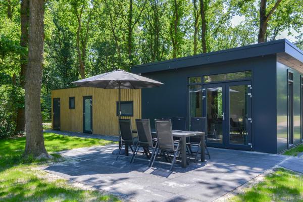Gezellig chalet met omheinde tuin op vakantiepark in hartje Drenthe - thumbnail 1