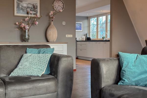 Op 750 m van het strand: ruim luxe appartement in centrum Westerland - thumbnail 5