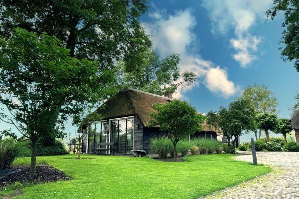 Luxe rietgedekte woning in het Vechtdal met tuin en dierenweide - thumbnail 1