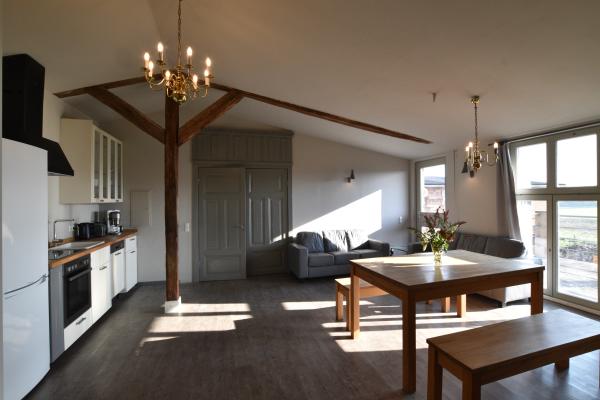 Groepsappartement op landgoed bij de Oostzee met uitzicht op bos en weide - thumbnail 6