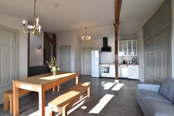 Groepsappartement op landgoed bij de Oostzee met uitzicht op bos en weide - thumbnail 5