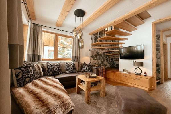 Vrijstaand chalet met sauna en zwemvijver op 250 meter van de skilift - thumbnail 2