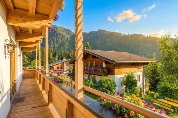Luxe chalet voor 18 personen op 400m van skilift KitzSki in Hollersbach - thumbnail 2