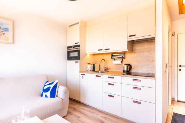 Op 700 m van zee: modern 2-persoons appartement in centrum Koksijde - thumbnail 4