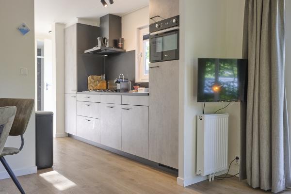 Royale Veluwse lodge op rustig bospark, 4 pers., op 120m van centrum Nunspeet - thumbnail 4