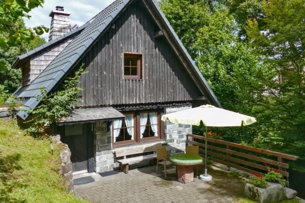 Historische molen aan kabbelende beek in het Zwarte Woud - thumbnail 1