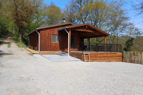 Vrijstaand chalet aan de Ourthe voor 4 personen in Tohogne - thumbnail 1