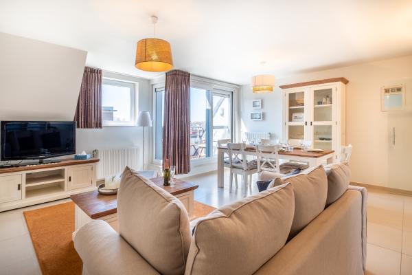 Duplex appartement in hartje Koksijde, 700 m van zee (6 pers.) - thumbnail 2