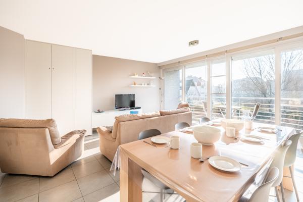 Zonnig appartement op 50 meter van het strand in Sint-Idesbald - thumbnail 1