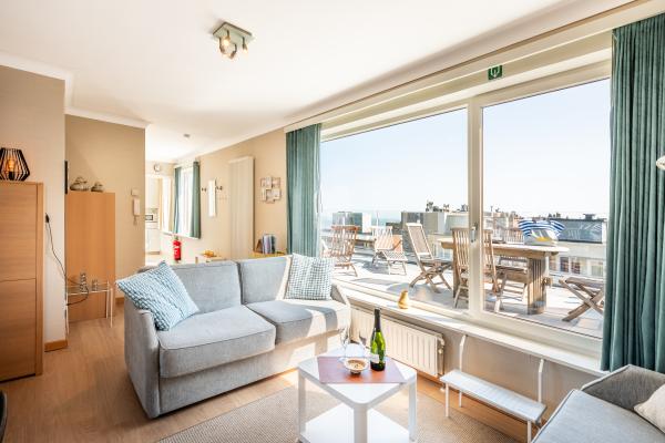 Appartement in het centrum van Koksijde met zeezicht en terras - thumbnail 1