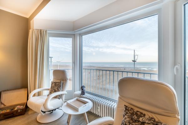 Landelijk appartement met zeezicht direct aan het strand van Koksijde - thumbnail 4