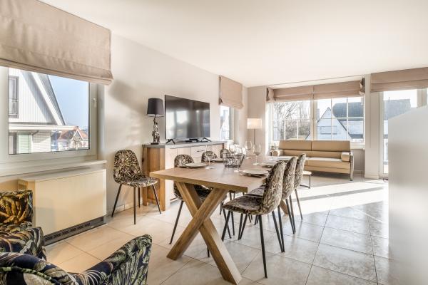 Modern appartement op 300m van strand en duinen in Sint-Idesbald - thumbnail 3