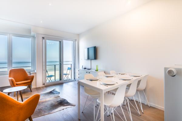 Frontaal zeezicht appartement voor 5 personen op 10 meter van het strand - thumbnail 4