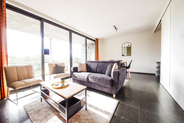 Rustiek appartement met uitzicht op de golfbaan in Barvaux, vlakbij Durbuy - thumbnail 1
