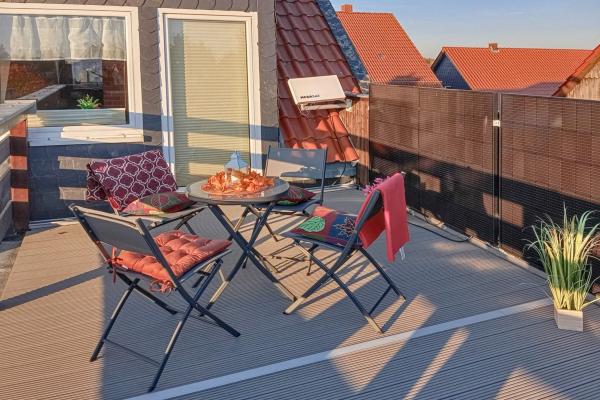 Knus huis in Hüttenrode met dakterras en uitzicht op de Harz - thumbnail 2