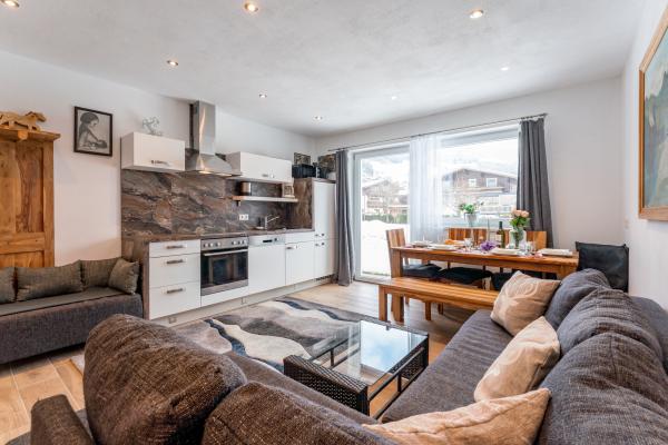 Authentiek appartement in Bramberg, 240m van de skilift - thumbnail 2
