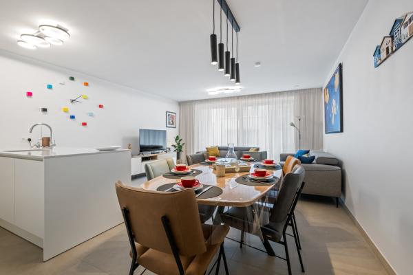 Stijlvol nieuwbouwappartement op 450m van het strand in Blankenberge - thumbnail 3