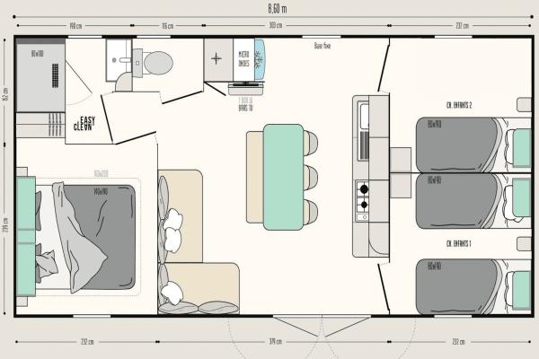 Modern chalet op bosrijke familiecamping in Vessem, nabij Eindhoven - thumbnail 3