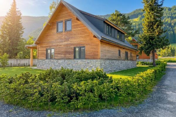 Royaal chalet met sauna en terras vlakbij de Afritzer See voor 8 personen - thumbnail 1