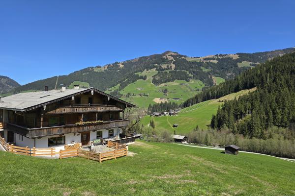 Authentieke boerderijwoning met panoramisch uitzicht op de Alpen in Alpbach - thumbnail 1