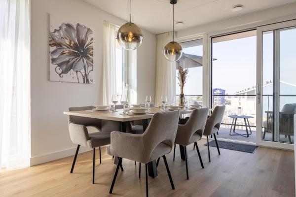 Luxe havenappartement in Kortgene met panoramisch uitzicht over het Veerse Meer - thumbnail 2