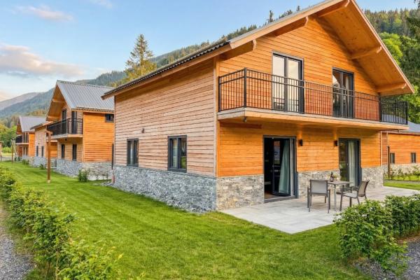 Luxe chalet 8p met sauna en uitzicht op de Alpen bij Afritz am See - thumbnail 1
