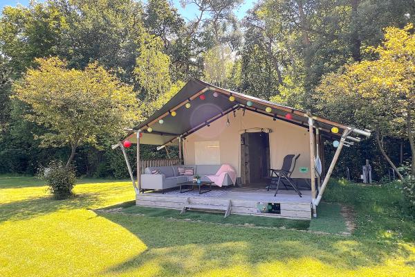 Luxe safaritent op de Veluwe met speeltuin en bosrijke omgeving - thumbnail 2