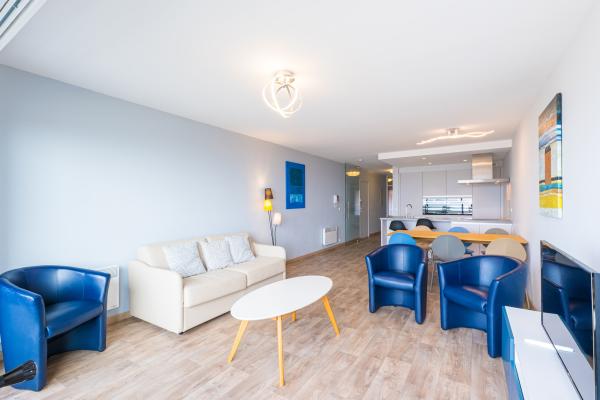 Centraal gelegen modern appartement met frontaal zeezicht in Middelkerke - thumbnail 6