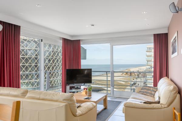 Frontaal zeezicht appartement voor 6 in Middelkerke met garage - thumbnail 2