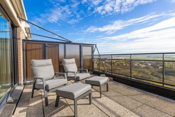 Penthouse Middelkerke: 360° zeezicht & 2 dakterrassen - thumbnail 3