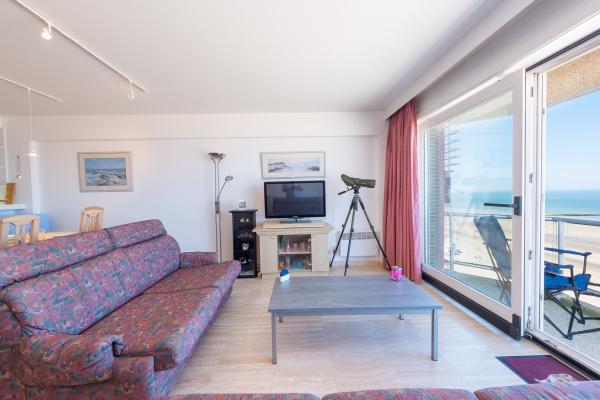 Lichtrijk appartement op de 8e etage met weids zeezicht - thumbnail 2