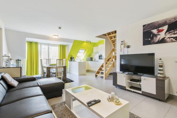 Duplexappartement met zicht op de Markt in Blankenberge - thumbnail 4
