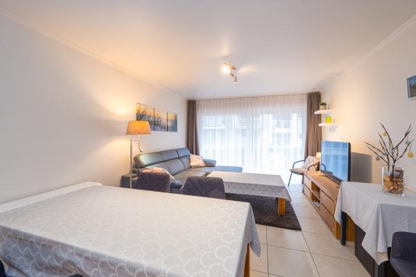 Licht appartement in centrum Middelkerke met terras, vlakbij zee - thumbnail 1