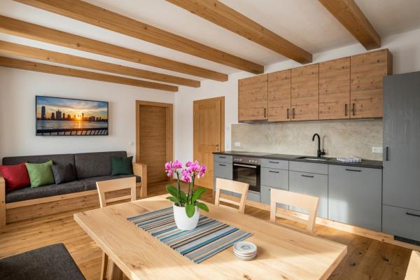 Modern appartement op idyllische boerderij in natuurgebied Schwemm bij Walchsee - thumbnail 6
